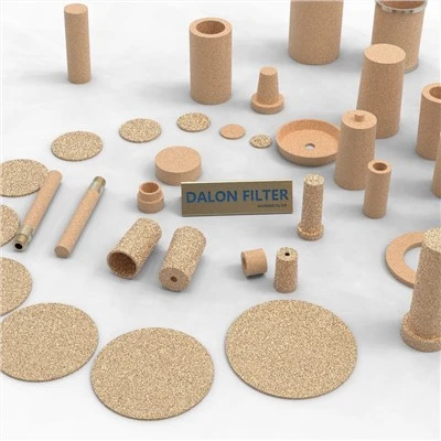Gasluftfilter aus gesintertem Messingbronze
